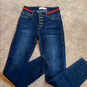 Cabi Button Fly Skinny Jeans